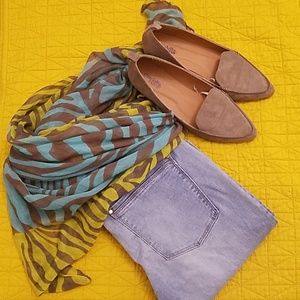 Charlotte Russe Pointed Toe Loafers